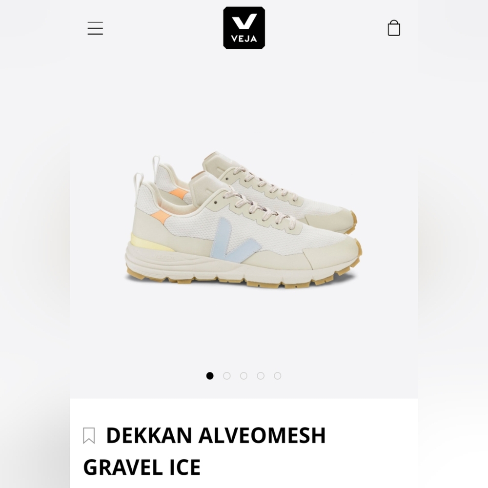 Veja Dekkan Alveomesh in Gravel Ice